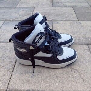 Puma High Top black shoes Kids Size 3